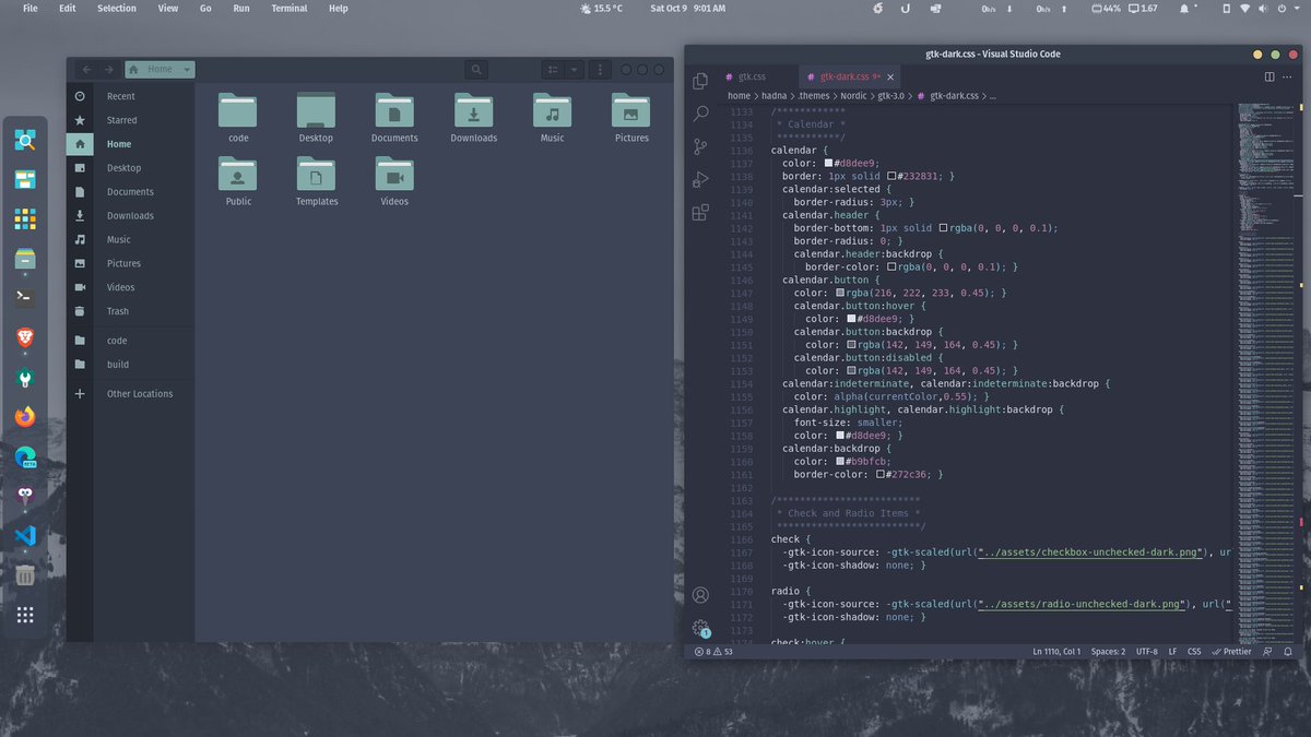 xarpnz's tweet photo. Been using everything with #nordtheme by @arcticicestudio / @svengreb color theme lately, and this frosty theme is awesome!

Should ❄ Winterly Tab ❄ adapt this color theme?

#opensource #browser #extension https://t.co/k8Bem0tcyw