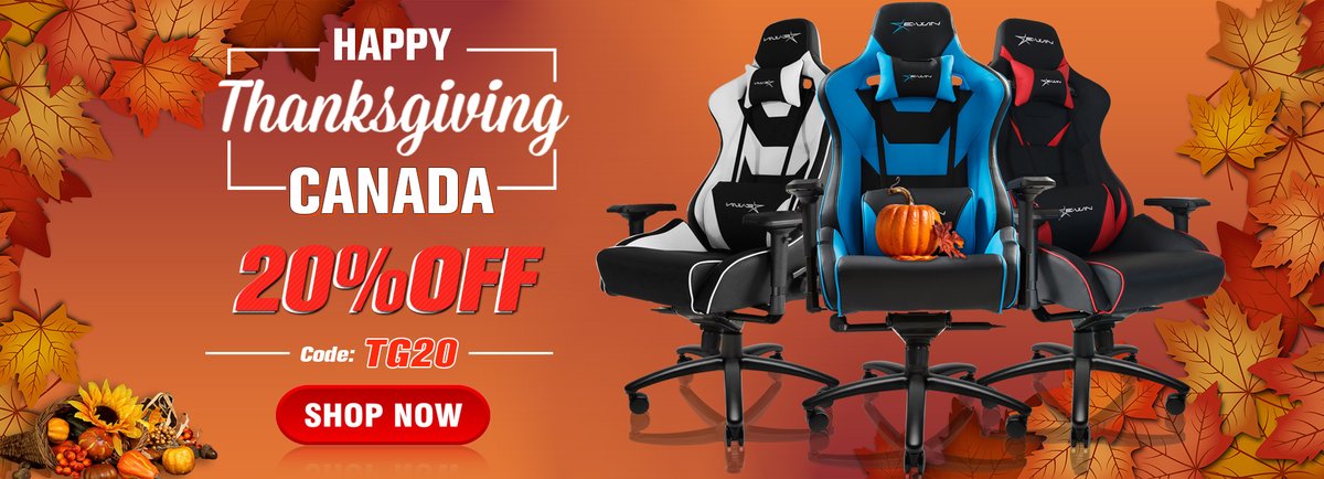 Happy Canadian Thanksgiving Day Sale begins! 🎉🎉
Go and choose your favorite <a href="/EwinRacing/">EwinRacing</a> product!👇

🔗:ewinracing.ca