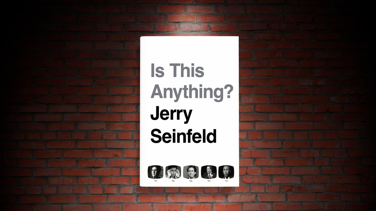 SimonBooks's tweet photo. “@JerrySeinfeld proudly proclaimed to be a show about nothing. 'Is This Anything?' is about everything....Bit by bit, we chart his growth as a master joke craftsman.”—Washington Post
Available now: https://t.co/brEbWkq3Y1
Paperback coming 10/19!
#Seinfeild https://t.co/AfRviJ2jWl