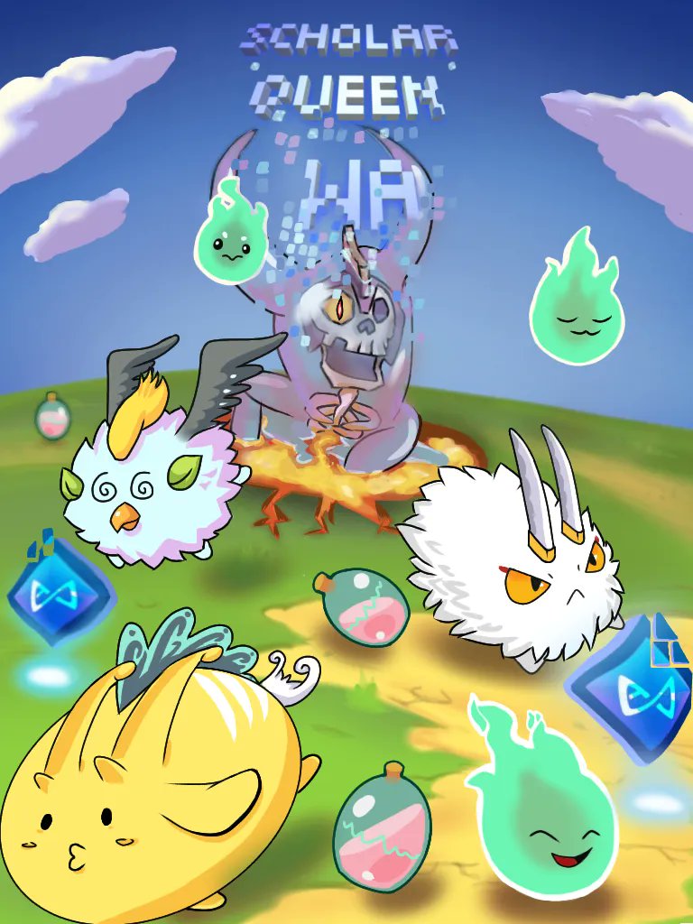 monteveros06's tweet photo. @ScholarQueenWA This is may Final ART WORK 7-8hours ko tong dinrawing at inedit AHAHAH

App used:: lbis paint and Pixelab

This is my art work
QUEEN WA DEFEATED Slime knight https://t.co/pVN35j7bcW