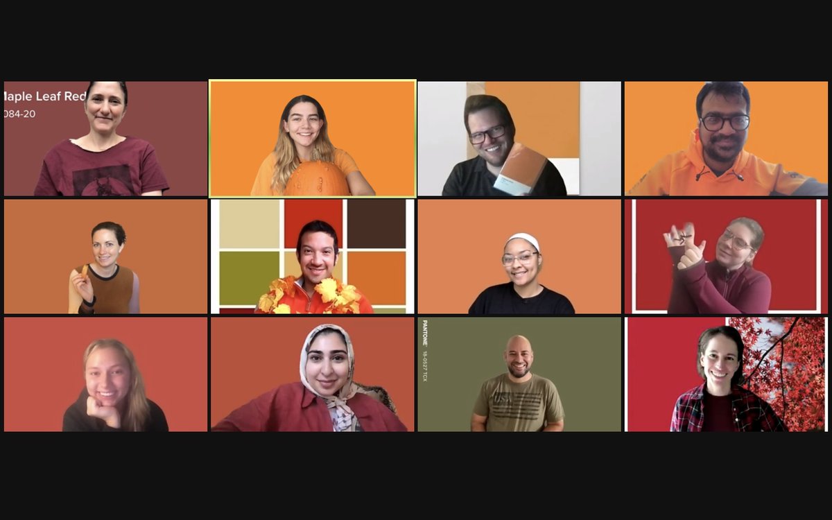 The first Fall-themed #MoraleFriday of the season! The <a href="/ReportingLabs/">PBS News Student Reporting Labs</a> crew chose our favorite autumnal paint chips to create this colorful palette 🎨 Happy October to all!! 🎃😈 🌽🍁🤎