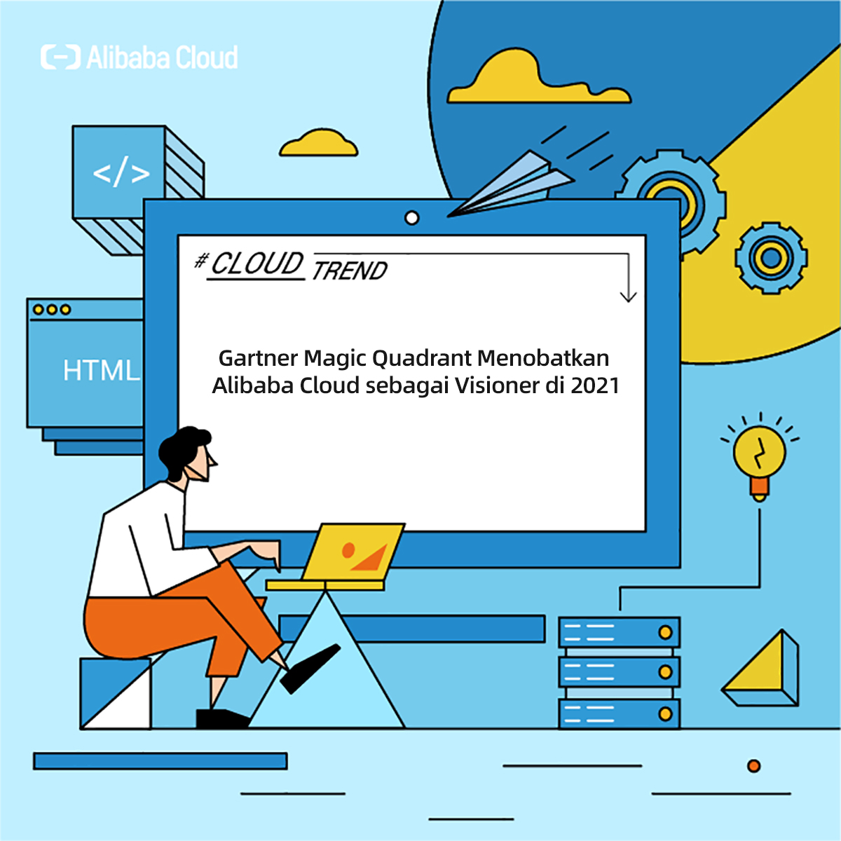 alibabacloudid's tweet photo. Alibaba Cloud dinobatkan sebagai Visioner pada tahun 2021 Gartner Magic Quadrant untuk Cloud Infrastructure and Platform Services (Magic Quadrant for CIPS).

Menurut Gartner, cakupan Magic Quadrant untuk CIPS meliputi penawaran IaaS dan PaaS yang terintegrasi. 

#CloudTrend https://t.co/oQ0YJZTil6