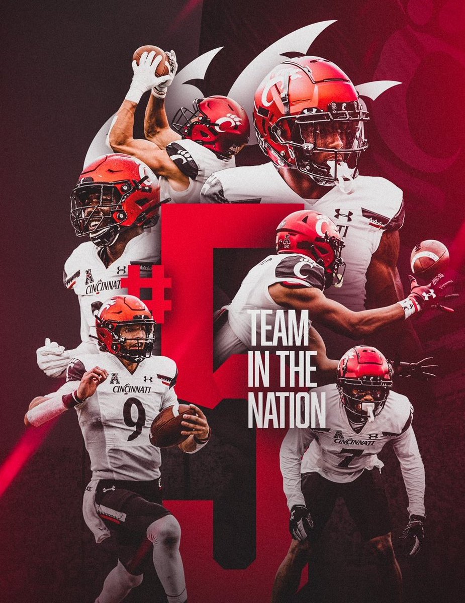 BEARCATS WIN! 🔴⚫🏈

The #5 Team in the Nation stays undefeated. #DontSleepOnCincinnati