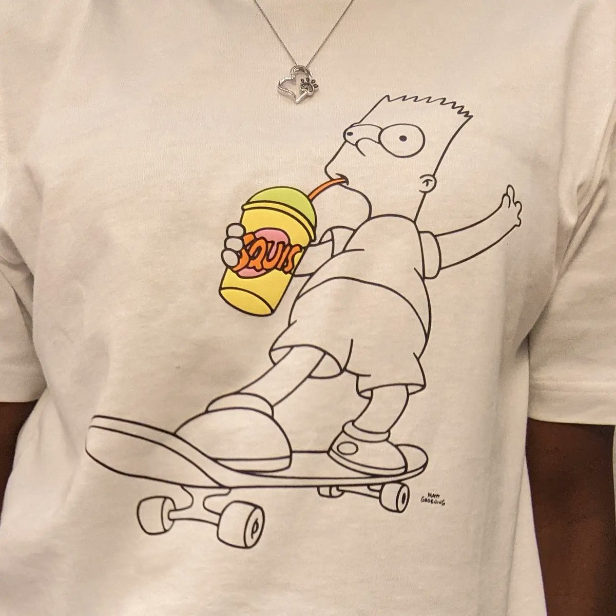 amcmath04's tweet photo. From the Kwik-E-Mart to Baltimore! 
#thesneakerexhibit #Day1 #Simpsons #SquisheeTee #KOTD #AdidasSuperstar #Squishee https://t.co/aG6kAdmV1Z