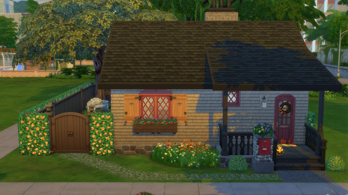 LyssiferSims's tweet photo. Tiny pumpkin cottage π. There are several pumpkins hidden throughout. Some obvious, some not. BB.MOVEOBJECTS required. No CC. Gallery ID: LyssiferSims
#ShowUsYourBuilds #TheSims4 #LyssiferSims #tinycottage @TheSims https://t.co/MZL7fk3dtV