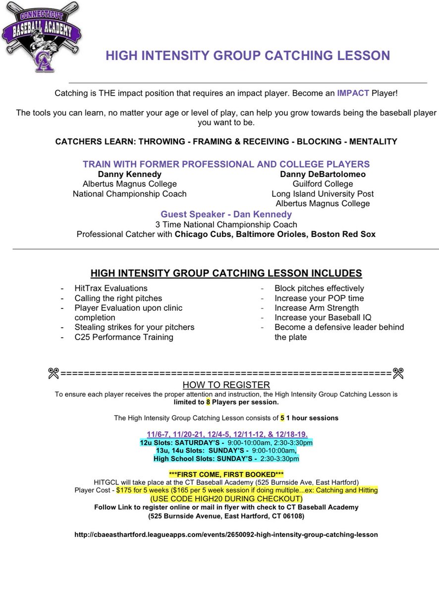 CoachDKennedy4's tweet photo. If you are a catcher and want to make an ELITE difference in your career…now is your chance. Sign up below!

https://t.co/eTvQUDPHRP https://t.co/Hb4zYT0ppA