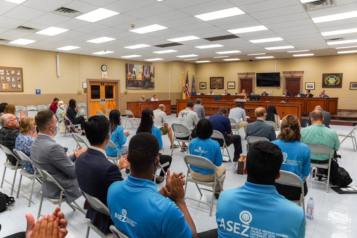 ASEZ_EastCoast's tweet photo. ASEZ members in New Jersey received a plaque in recognition of the work carried out in Elmwood Park. Volunteers went out to help their neighbors as part of the Residents Assistance Program. The recognition was presented by Mayor Robert Colletti and City Council. 

#asez https://t.co/GTcDwLvyPV