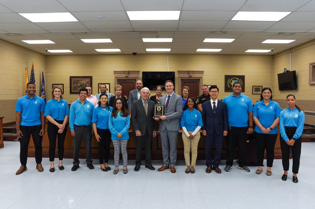 ASEZ_EastCoast's tweet photo. ASEZ members in New Jersey received a plaque in recognition of the work carried out in Elmwood Park. Volunteers went out to help their neighbors as part of the Residents Assistance Program. The recognition was presented by Mayor Robert Colletti and City Council. 

#asez https://t.co/GTcDwLvyPV