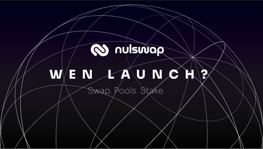 nulswap's tweet photo. WEN LAUNCH, SIR? 😆😆

The first user guessing day and month wins 100 NULS !!! 

➡️ Follow @nulswap
➡️ Retweet this post
➡️ Comment your answer e.g. day/month in the post comments and tag 3 friends
➡️ Join telegram: https://t.co/ydoeunoqHr

#NULS #DeFi #crypto #blockchain https://t.co/x6mOXUt7GT