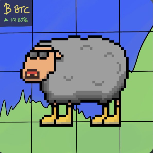 killenoner's tweet photo. This Shaggy sheep says “relax stonks are up”✅✅✅ @ShaggySheepNFT #NFTs #NFTdrop #NFTcollections https://t.co/F4KjVReNA7
