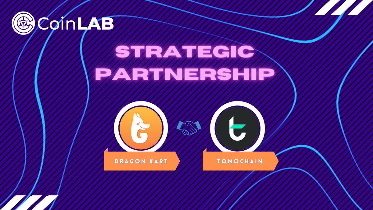 daisy_binance's tweet photo. 💎NEW PARTNERSHIP ANNOUNCEMENT! 
#Dragonkartcom is excited to announce a new strategic partnership with #TomoChainANN - A blockchain platform built on Ethereum's EVM
➡️Read more: https://t.co/S2WvvQXzvS
#TogetherWeAreStronger #CoinLAB https://t.co/p3SyMibwUw