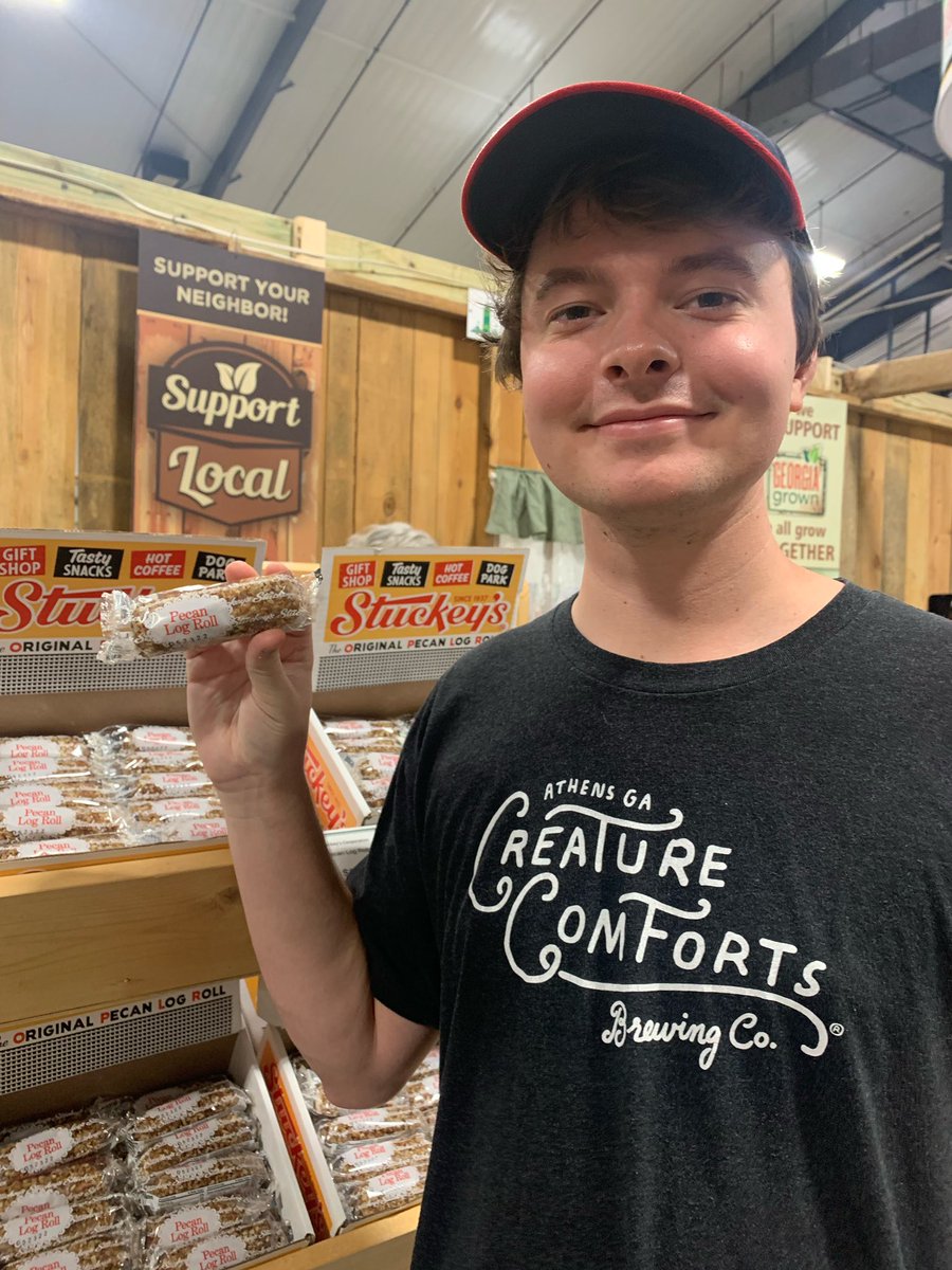 StuckeyStop's tweet photo. My nephew Will Stuckey IV, named after my grandfather, repping the brand at the Georgia State Fair ☺️ @GeorgiaGrown #GAStateFair https://t.co/TgOP0DB1wg