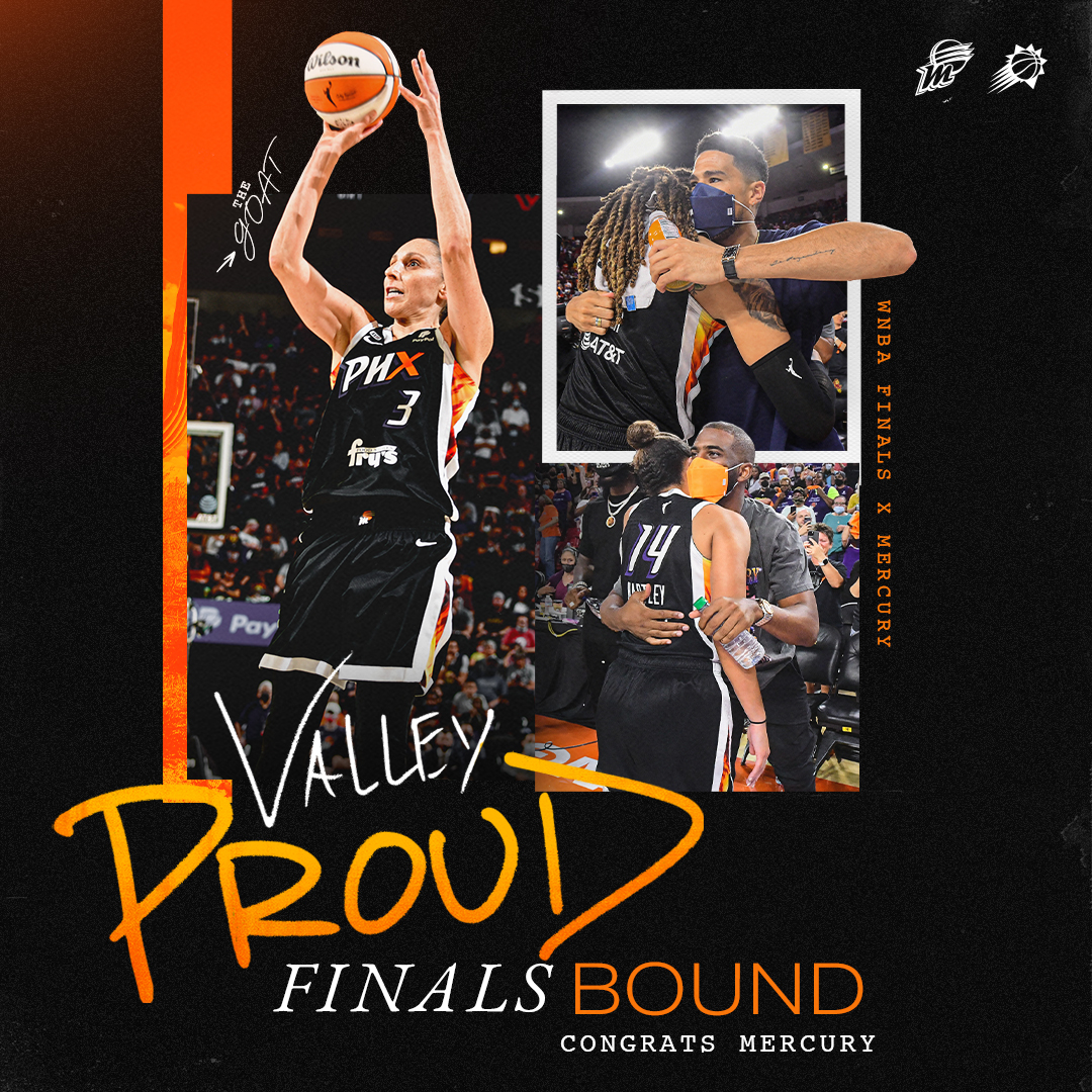 Suns's tweet photo. LET'S GOOOOOOOOOOOO!!!

Congrats, fam! Now, bring home another! #4TheValley https://t.co/ouuAHwg4UZ