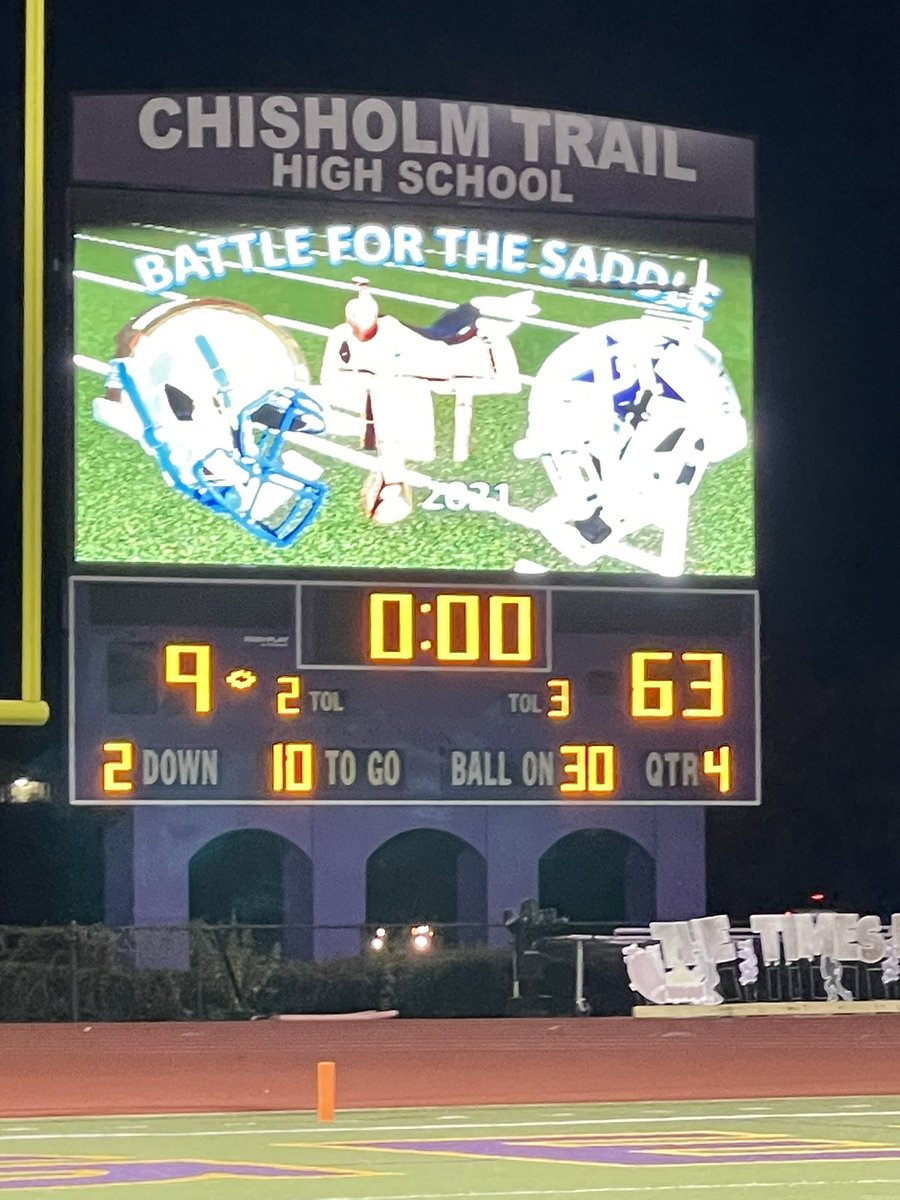 BaseballBoswell's tweet photo. Congrats on the BIG DUB for @BosFootball over Chisholm Trail, 63-9!!! #STS @emsisdathletics https://t.co/CM75icKUHz
