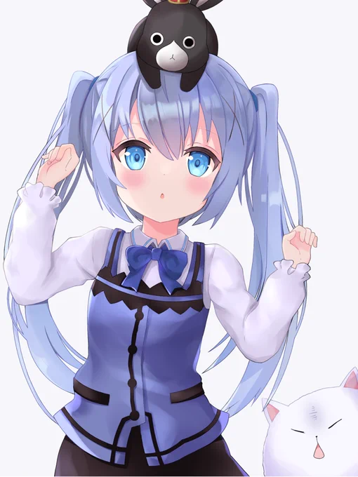 あんことチノちゃん
#ごちうさ  #gochiusa 