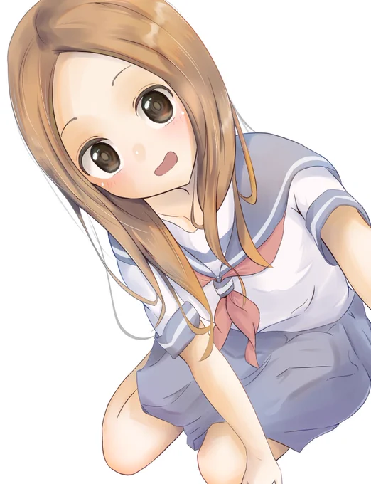座ってる高木さん描き終わり!!('ω')

#からかい上手の高木さん
#イラスト 
