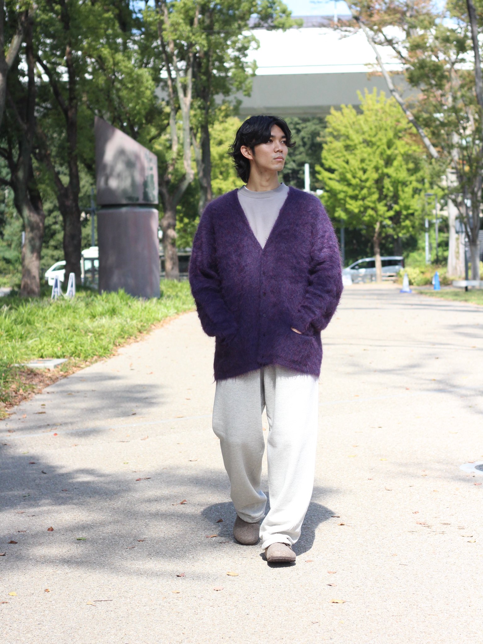 人気の贈り物が大集合 21AW YOKE LOOSED MOHAIR CARDIGAN