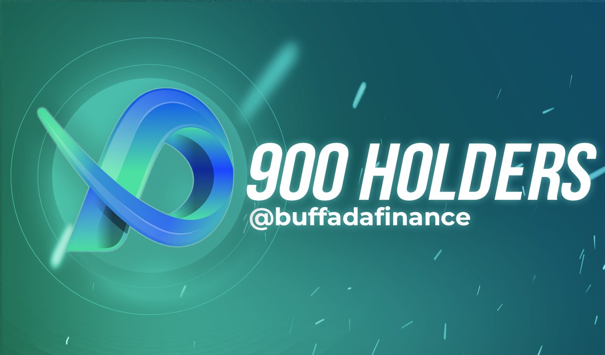 buffadafinance's tweet photo. Sneaking up to the 4 digit mark on holders count... In less than a week! https://t.co/9fjWmnEPci https://t.co/HQNz5qn9kx
