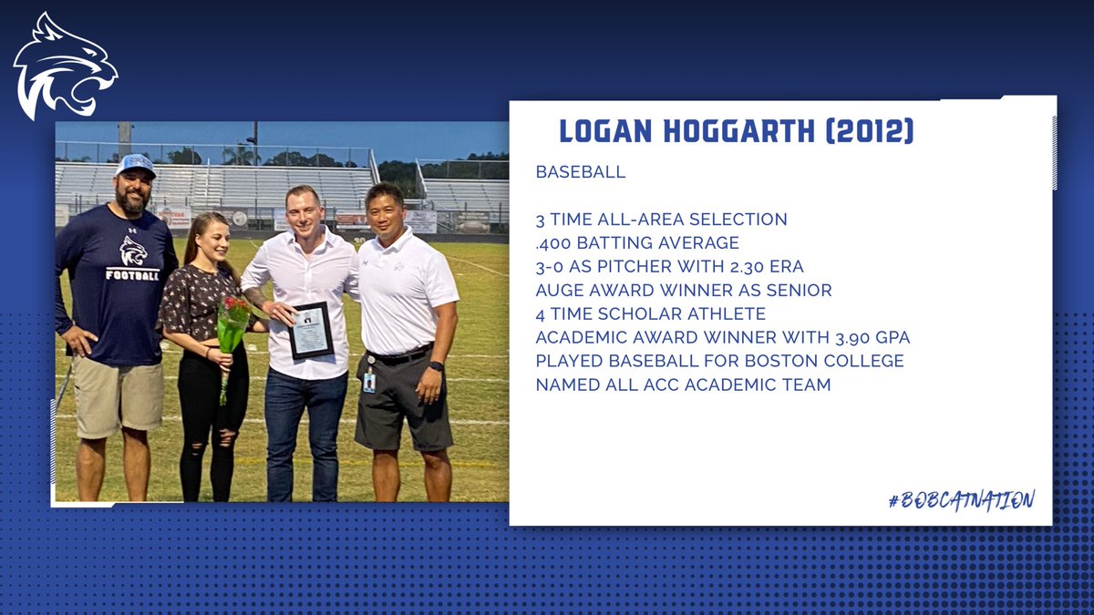 Congratulations to Logan Hoggarth for being inducted into our Athletics Hall of Fame tonight