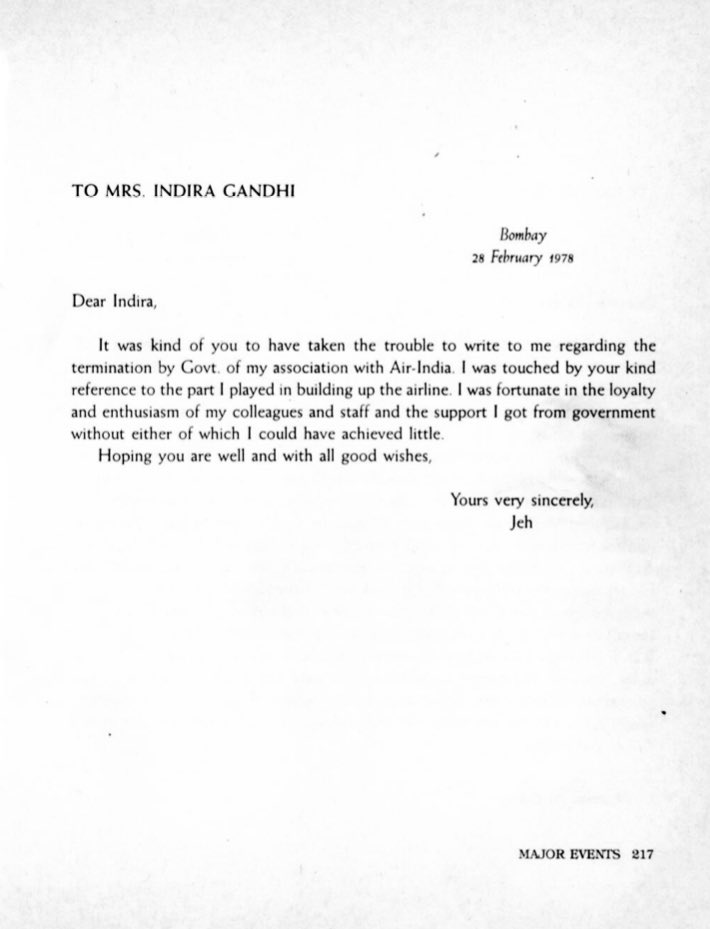 Dr. Jitendra Nagar no X: In 1978 Morarji removed JRD as Air India CMD and  now TODAY, outside Air India building a hoarding sprung up which had just  one line on a