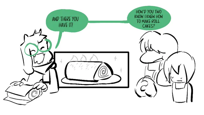 it was a different kind of roll they had in mind
#deltarune 
