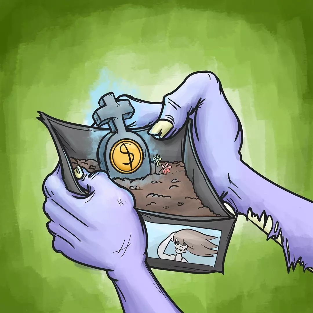 drawlloween's tweet photo. @edegar.de is digging into their wallet to buy Halloween candy
🎃✏️🎃✏️🎃
Dia 08 - Crypto Currency
Uma Crypto-moeda para os mortos!
#drawlloween2021 @drawlloween #criptomoedas #cripto #criptocoins #halloween #wallet #zumbi #dead #moeda https://t.co/Q6I61vOQtM