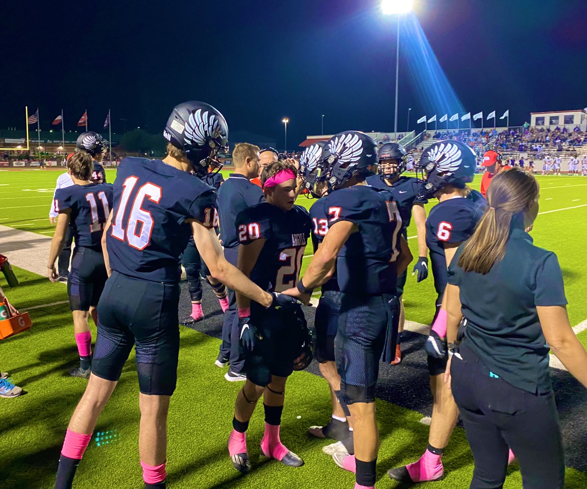 ArgyleISD's tweet photo. Argyle Eagles bounce back this week with an impressive 42-21 victory over Anna on Pink Out Night!
#txhsfb | #RepeatExcellence | #SoaringHigher https://t.co/oGDOSGm8kC