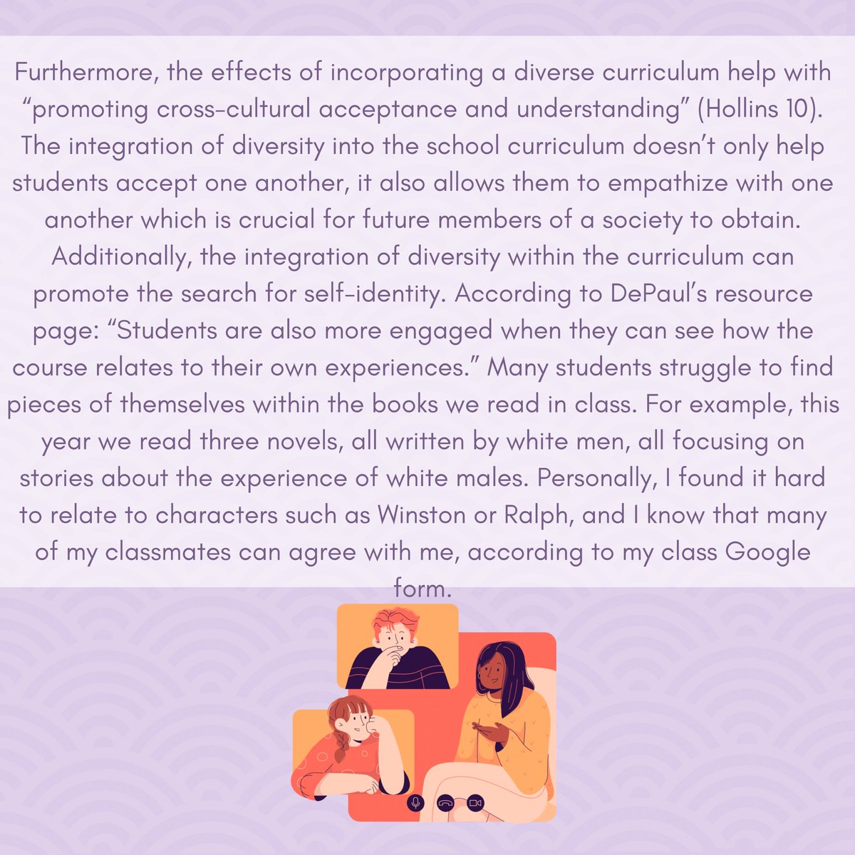 creativelyasian's tweet photo. As the fight for inclusivity continues to spread, it’s important for schools to address the needs of their students by incorporating updated history and english classes, instead of solely reading material from the White Man’s perspective. https://t.co/H0AMLuqFjB