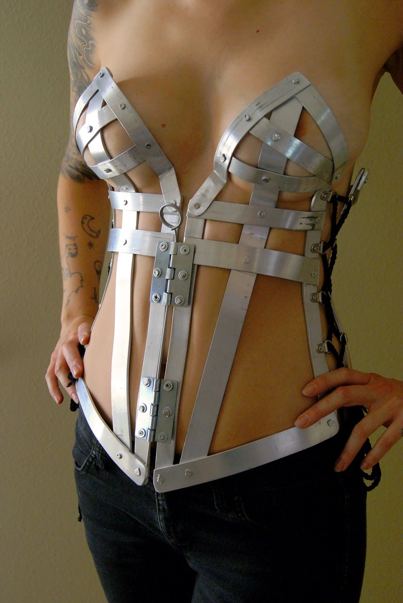 Metal corset I fabricated several years ago...
