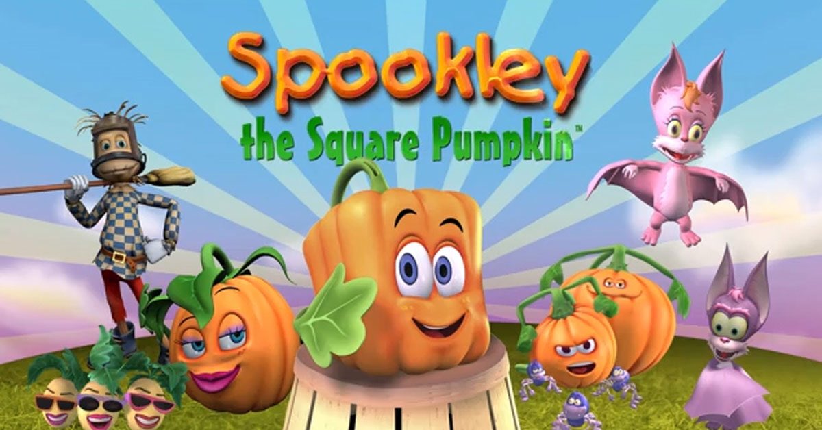 RSthePit's tweet image. #Spookley the Square Pumpkin has returned! 😬 Not my favorite TV movie, but all 3 kids love it. 🟧🎃 (apparently there is also a Christmas Spookley? Did I know that and block it out?)