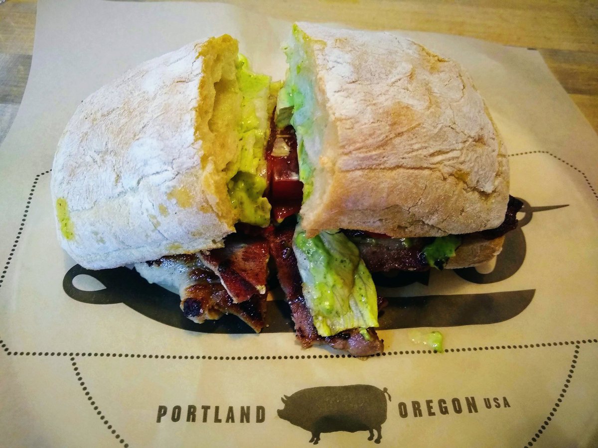 vikasnavaratna's tweet photo. It is midnight. I can't fall asleep, because there's something on my mind. These sandwiches from @lardopdx. My most favorite sandwich place in the US. Ate there easily over 50 times in the 5 years that I was in Portland &amp; wasn't disappointed even once. A true celebration of meat. https://t.co/LAd2D5voHC