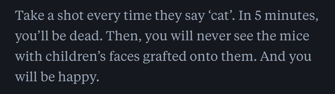 GrifBenzel's tweet photo. Watching Cats with my roommates and the letterboxd reviews are really helping it all make sense https://t.co/Xfws0AlkR1