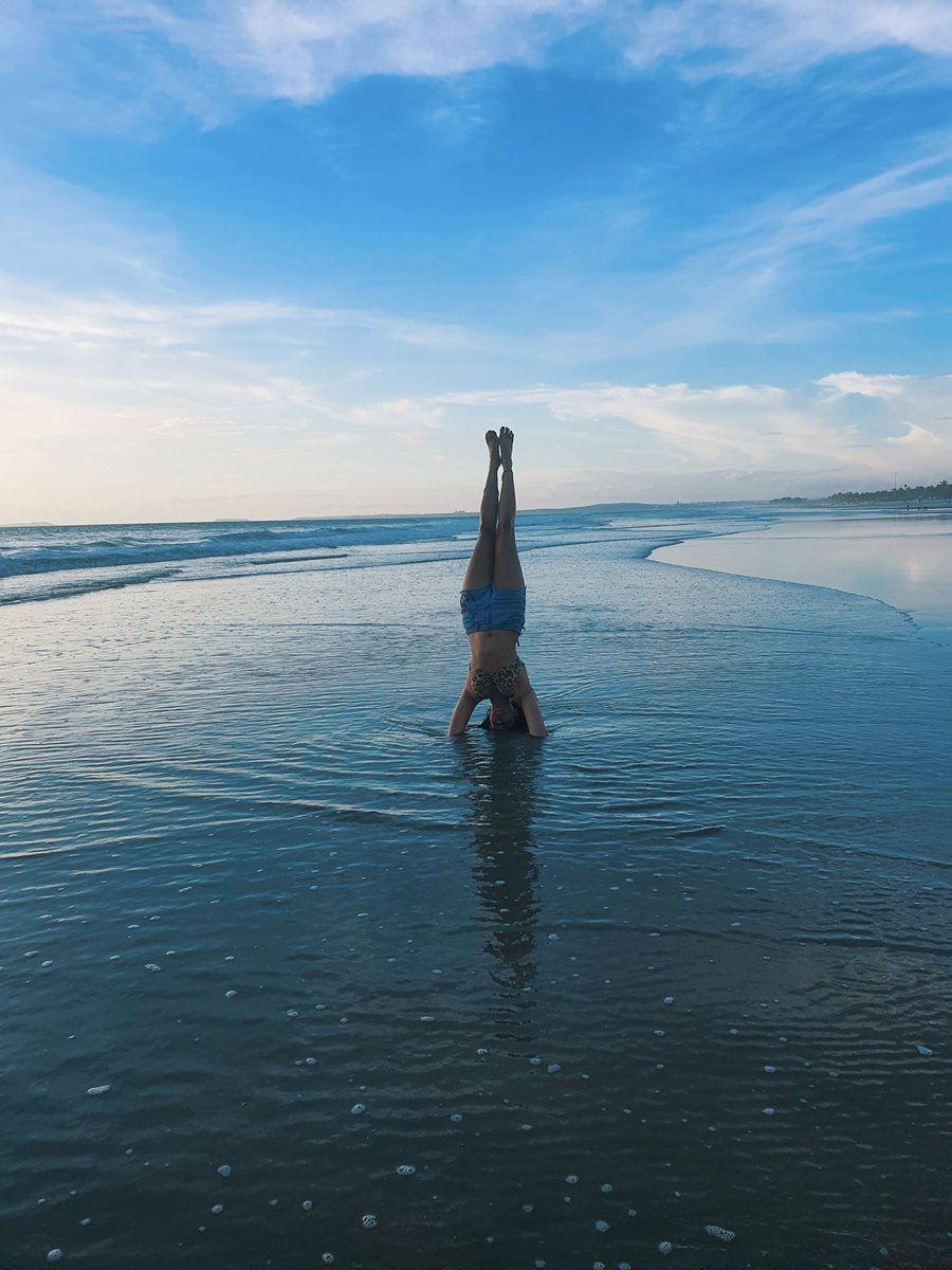 Iamkavitak's tweet photo. When the waves smack your face but you hold still and wait for the tide to change, that's how yoga teaches us to face life and its ever changing tide 😇 https://t.co/EyVHXqYVyS