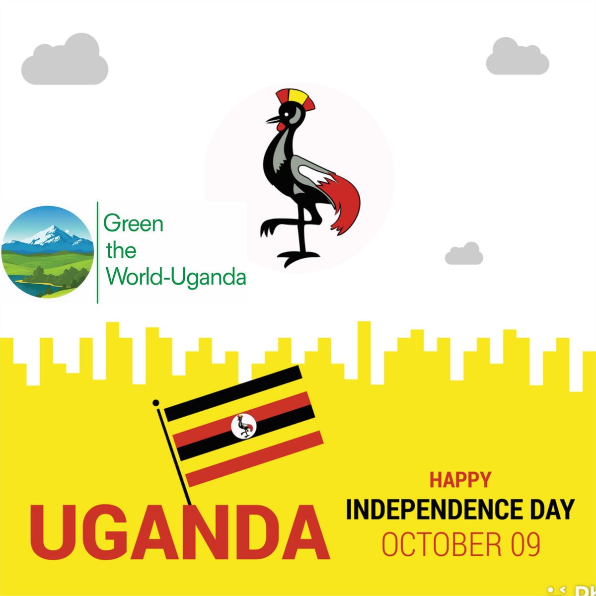 GreentheworldUg's tweet photo. Wishing all Ugandans a happy national day. Let this day be every one's start towards positive environmental actions. https://t.co/KEXUPPtPhs