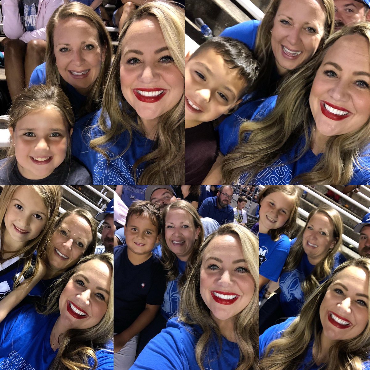 daniellssquad's tweet photo. Loved seeing so many current, and former, students at the game tonight for @LMiller_Elem night! We also got to see our Football Reader, Colin, on of the field! Great Win @MidloPanthers! This alumni was proud to be a @MidlothianISD Panther! Go Big Blue! 🐾  #misdproud https://t.co/lPyDc7sM24