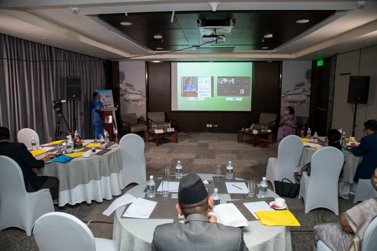Nishchalnath's tweet photo. KAS-RECAP and COSATT latest publication on Disaster Risk Reduction in South and Southeast Asia launched in Kathmandu. @KASonline @RecapAsia @ch_huebner https://t.co/kuVdt2mxPt