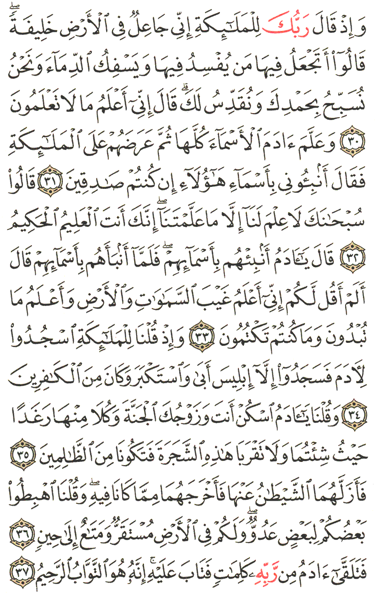 8911Di's tweet photo. #القران_الكريم
#الورد_اليومي

سورة البقرة - صفحة رقم ٦
من الآية ٣٠ إلى الآية ٣٧
:

: https://t.co/m6T7ezCQwl