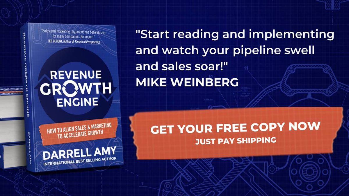 revgrowthengine's tweet photo. Align marketing and sales to move your business forward, faster.
Get your FREE Copy Today:
https://t.co/0LpKYEVyYJ
#RevenueGrowthEngine #DarrellAmy #MarketingandSales #Revenue https://t.co/mBnKKFCCJD