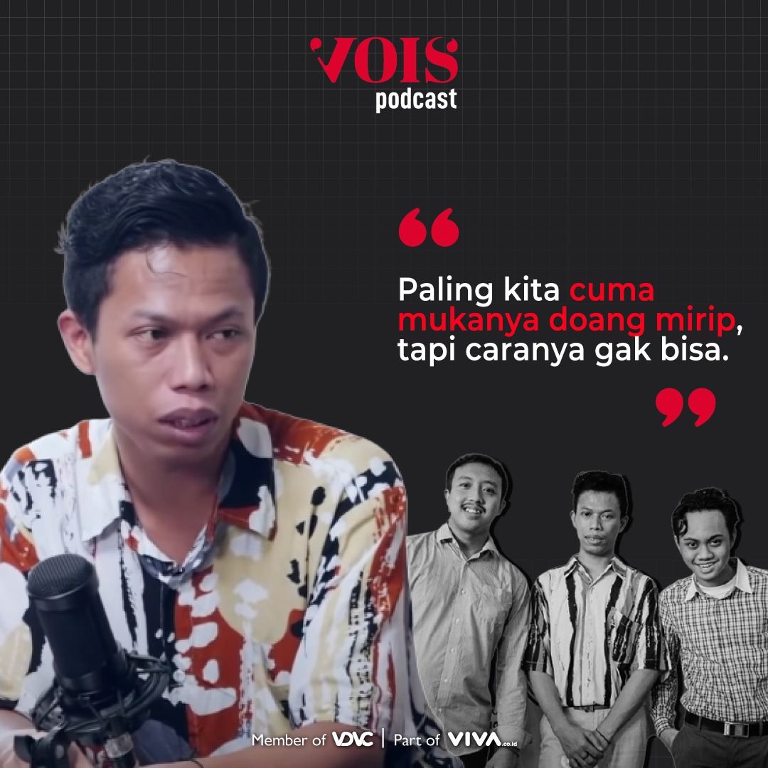 tvOneNews's tweet photo. Sepriadi Chaniago mengungkapkan bahwa dirinya hanya mirip secara wajah dengan salah satu personel Warkop DKI.
Seperti apa polemik kehadiran Warkopi berlanjut?
Saksikan di https://t.co/QbuPOEZ1ty
VDVC part of @vivacoid
#VoisPodcast #Warkopi #WarkopDKI https://t.co/OoMOo5yuQQ