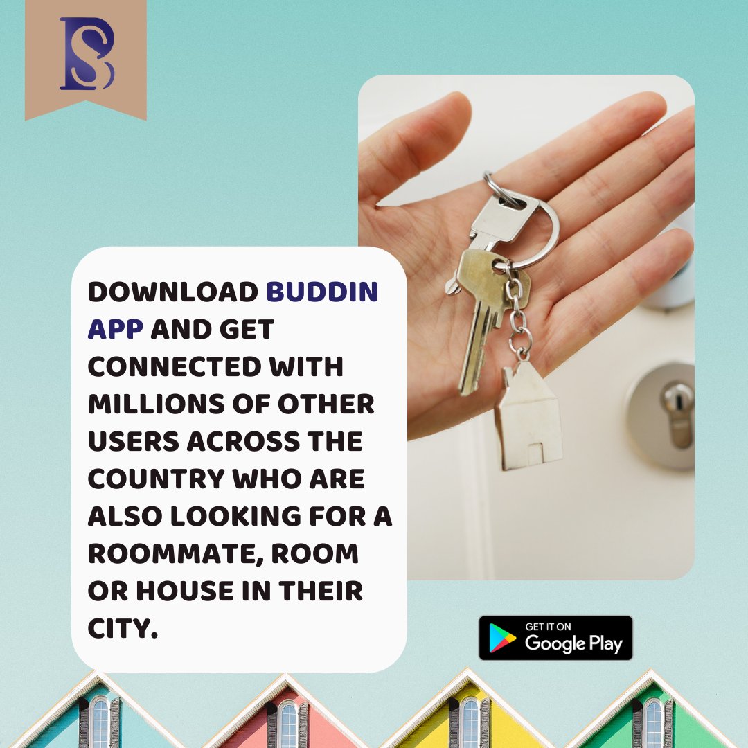 BuddinApp's tweet photo. Download Buddin App and get connected with millions of other users across the country who are also looking for a roommate, room or house in their city.
App Link- https://t.co/5NJm0EK5wz
#buddin #superapp #Roommates #roomrental #rentalservices #roomshare #flat #onrent #savemoney https://t.co/ZjRqAJfgu4