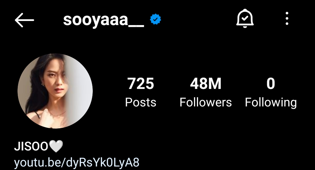 BLΛCKPIИK GLOBAL on Twitter "JISOO (sooyaaa__) has now surpassed 48M