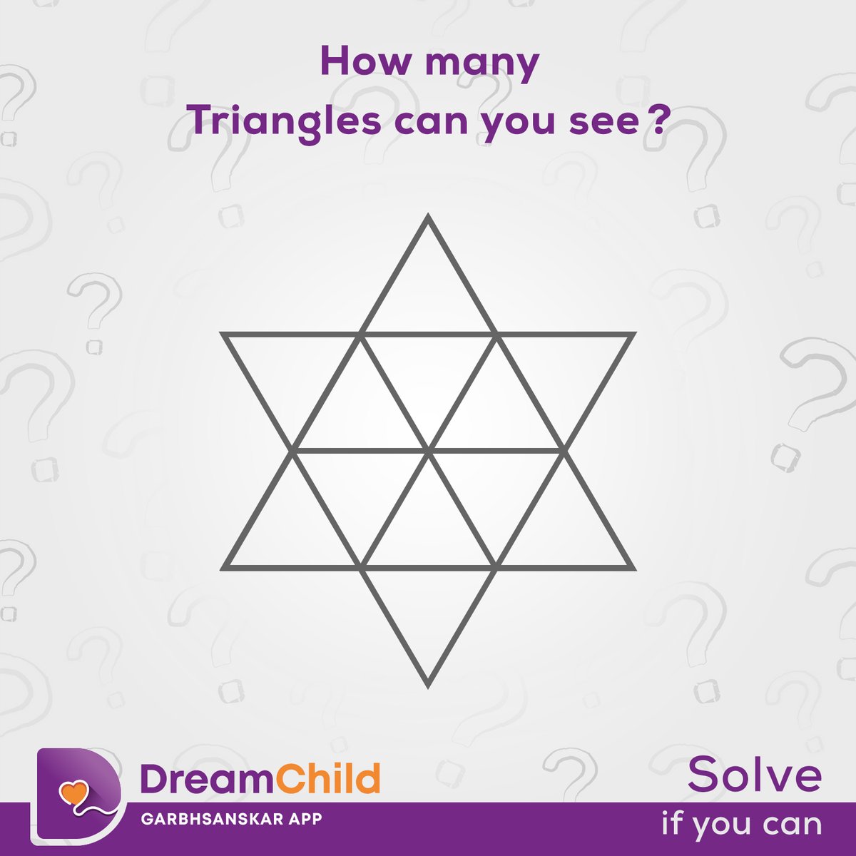 Show Your Observation Power...🧐

#dreamchild #garbhsanskar #garbhsanskarapp #OnlineGarbhSanskar #newindiamission #pregnant #pregnancycare #4quotient #development #iqdevelopement #puzzle #challenge #DailyActivities #happy #healthy #pregnancy