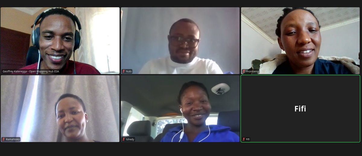 kateregga1's tweet photo. Great meeting up with the #MapLesotho π±πΈteam @thokoane @Tshedy4 @MontsengMoeti @RefiloeSemethe and Mahlape talking about how we can work together on #OpenStreetMap in Lesotho through the #OpenMappingGrants @openmapping_esa https://t.co/96AUOQf1nd