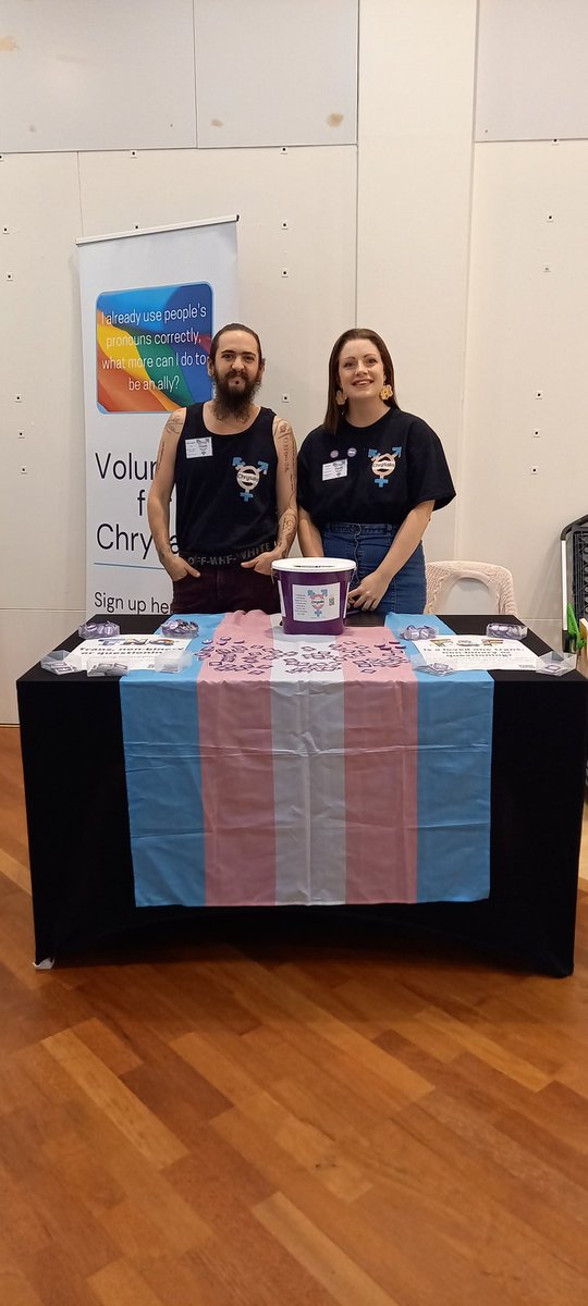 AbiCParkes's tweet photo. Hate crime network in the Marlands shopping centre today! @ChrysalisGIM #genderidentitymatters https://t.co/TfsLehRMI0