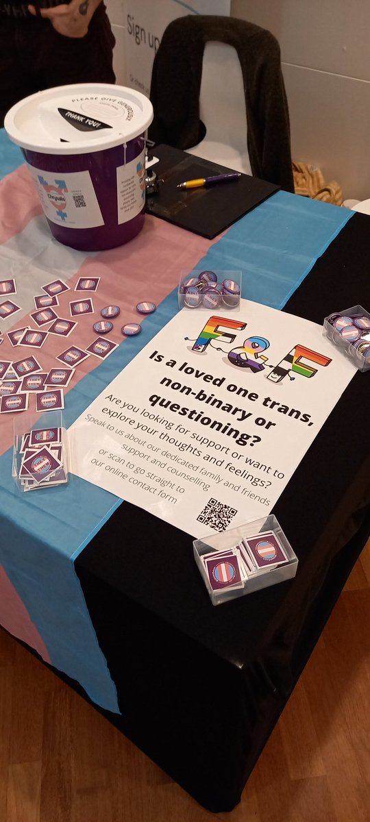 AbiCParkes's tweet photo. Hate crime network in the Marlands shopping centre today! @ChrysalisGIM #genderidentitymatters https://t.co/TfsLehRMI0