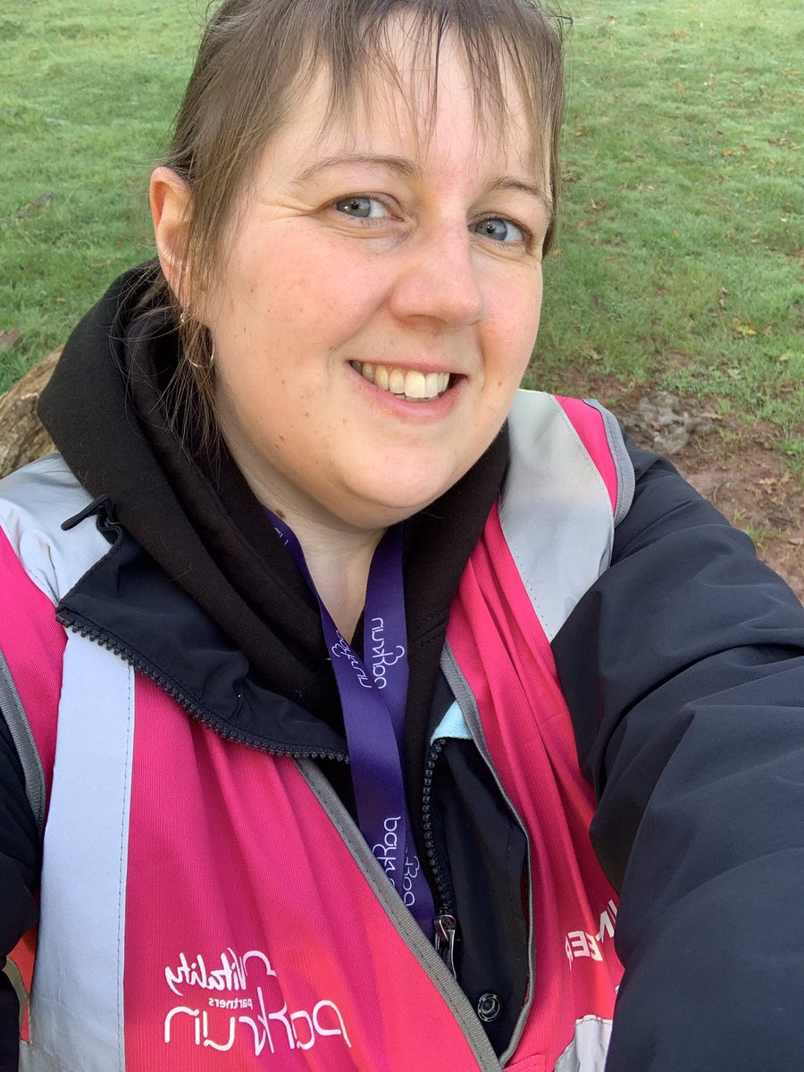 A foggy start to my 25th Parkrun volunteering 💜  #loveparkrun #volunteering #parkrun