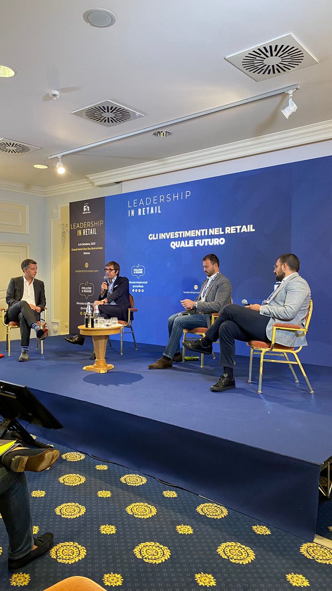 RetailHubIta's tweet photo. Parliamo di #investimenti nel #retail in compagnia di Filippo Cavalli (Style Capital), Alberto Conte (MIP Milano Investment Partners), Andrea Bertocello (@DeaCapital_AF), @maxvolpe. 

#leadershipinretail
#retailhub https://t.co/cMjr5upksL