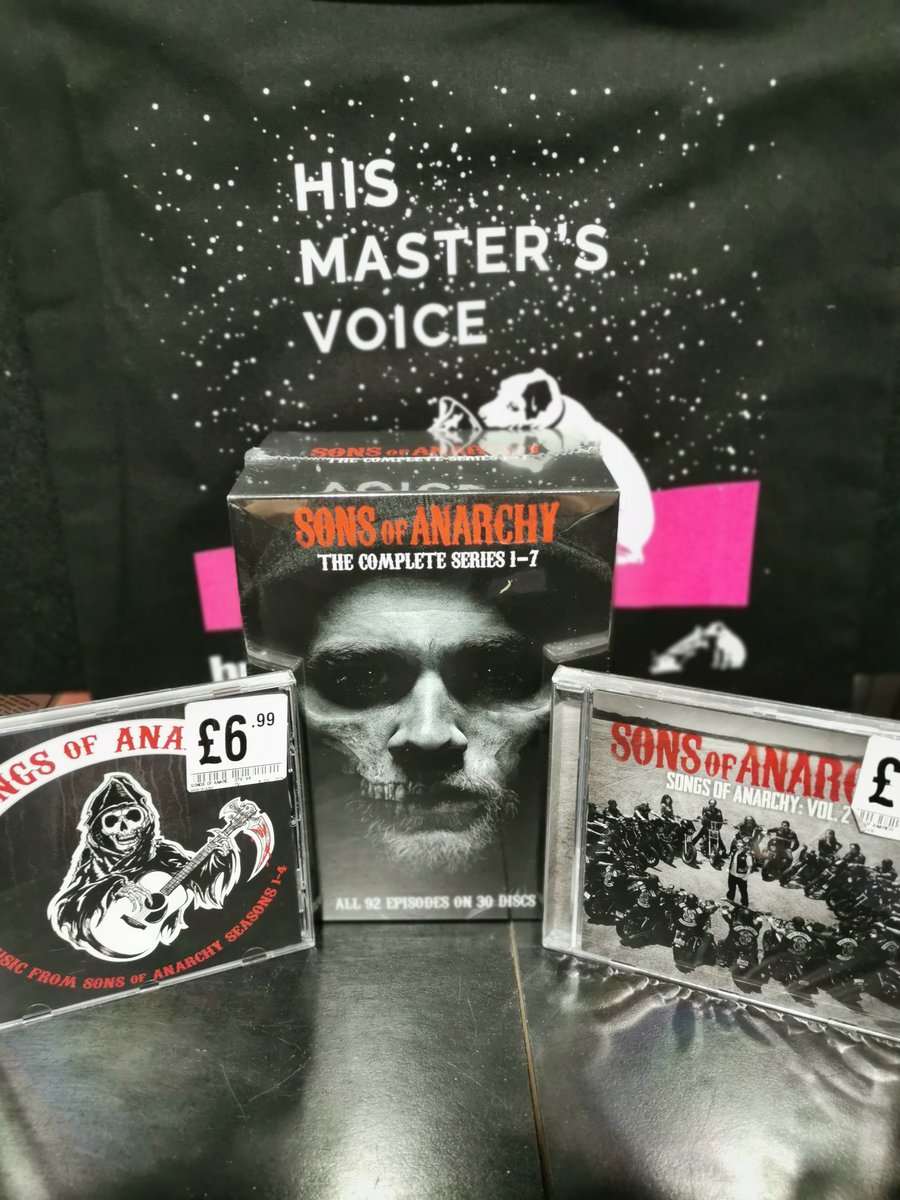 hmvCarlisle's tweet photo. To celebrate our #HmvPresents #Top100Tv we'll be picking out favourite #TvBoxset throughout the day. Start with Jamie's Pick of @SonsofAnarchy
@hmvWorkington @hmvtweets @FeatureCumbria @TheLanesSC @CarlisleShopper @HarrabyT
#sonsofanarchy https://t.co/47Tlz9AoC1