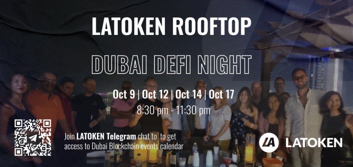 quantocoin's tweet photo. Join us at the #LATOKENROOFTOP to get insights on #Quantopay &amp;  #Quantocoin! We are looking forward to meeting your there!
@latokens @Quantopay @PatrickKluivert @luchogarcia14 @TheRealSalgado @Oficial_RC3 
#cryptonews #dubai #blockchain #launch2022 https://t.co/mdFGrzFOjE