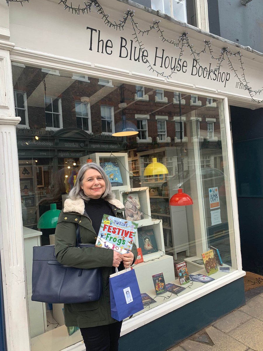 New Frontier Publishing UK (@nfpublishinguk) on Twitter photo It’s #BookshopDay! 🥳📚
Here is the fabulous <a href="/mandyestanley/">Mandy Stanley Art & Design</a> visiting the brilliant bookshop <a href="/bookishkids/">The Blue House Bookshop, York</a> with our new Christmas title, Twelve Little Festive Frogs! 🐸🎄
Which books will you be picking up today? 🚀 It’s #BookshopDay! 🥳📚
Here is the fabulous <a href="/mandyestanley/">Mandy Stanley Art & Design</a> visiting the brilliant bookshop <a href="/bookishkids/">The Blue House Bookshop, York</a> with our new Christmas title, Twelve Little Festive Frogs! 🐸🎄
Which books will you be picking up today? 🚀